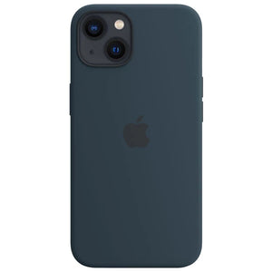 Husa Originala Silicon iPhone 13 - Abyss Blue